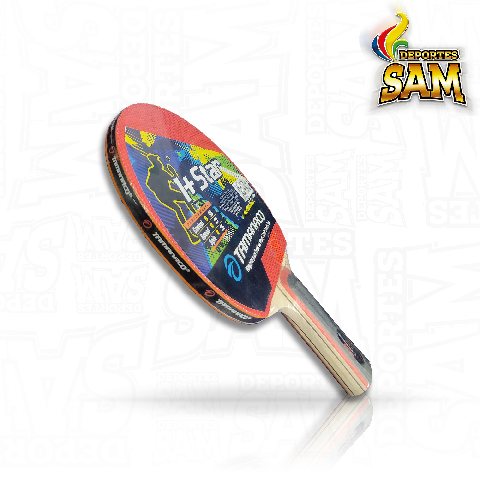 RAQUETA PING PONG 1 ESTRELLA TAMANACO